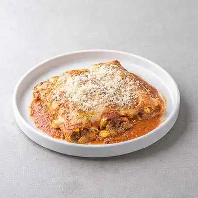 Beef & Corn Cannelloni with Minted Tomato Sauce